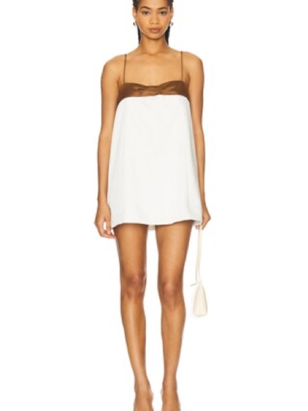 Free People x REVOLVE Verano Mini Dress in Ivory Combo